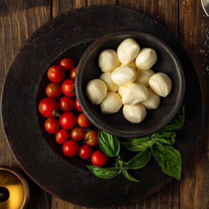 Cherry Mozzarella made in Mumbai by expert award winning Cheesemakers at Eleftheria Cheese